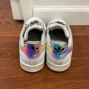 Preloved Adidas Holographic Stan Smith size 6. (Women 7)